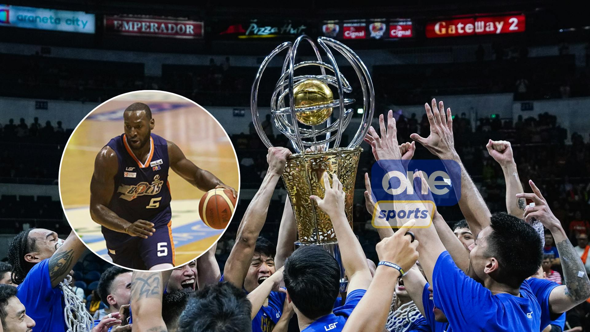 "Meralco Man" Allen Durham shows love as Bolts earn first PBA championship